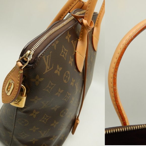 Louis Vuitton Monogram Lockit MM Brown Handbag - Picture 5 of 6